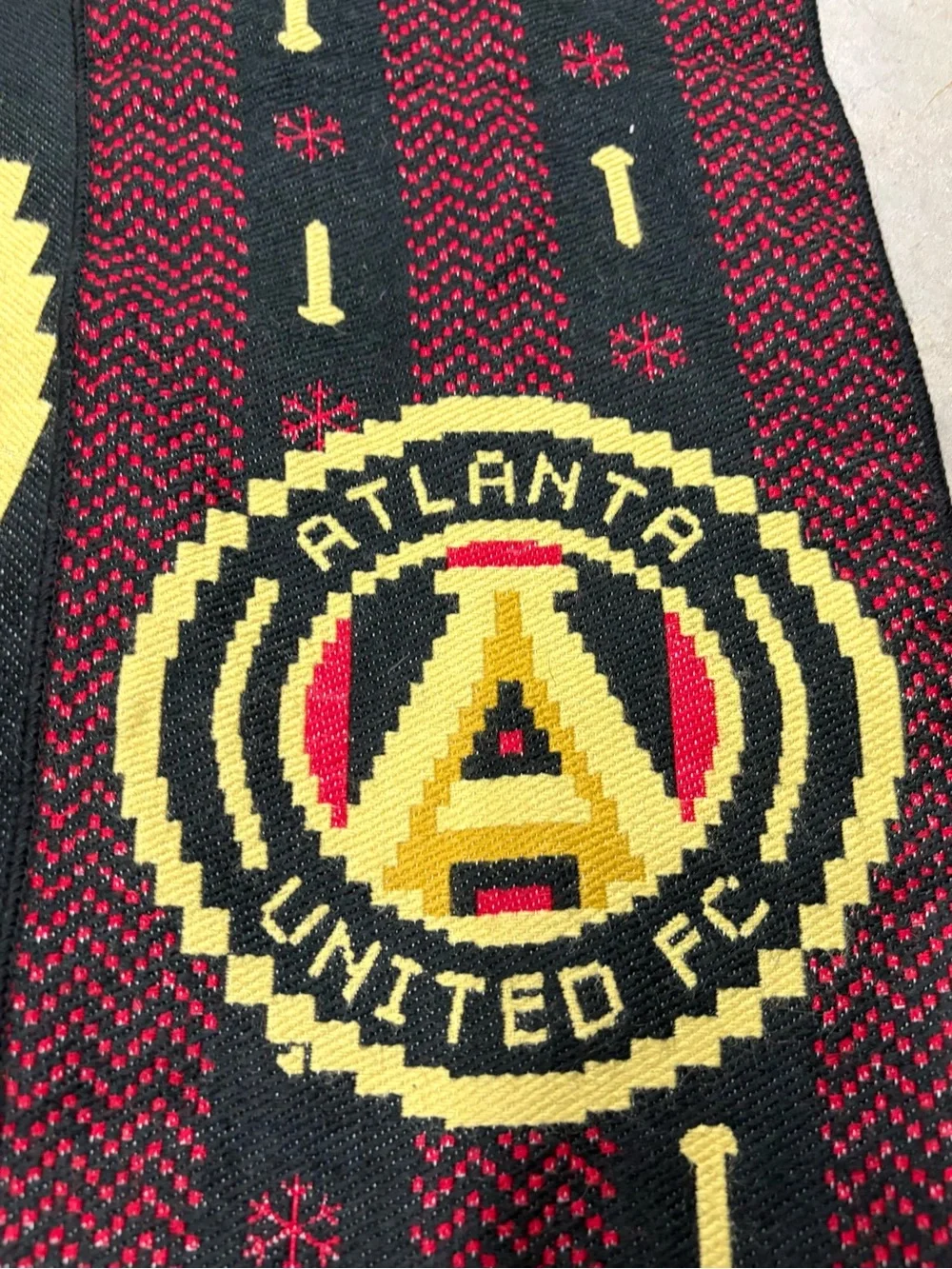 Atlanta United FC Holiday Scarf Ruffneck Scarves MLS Soccer Men’s NWT